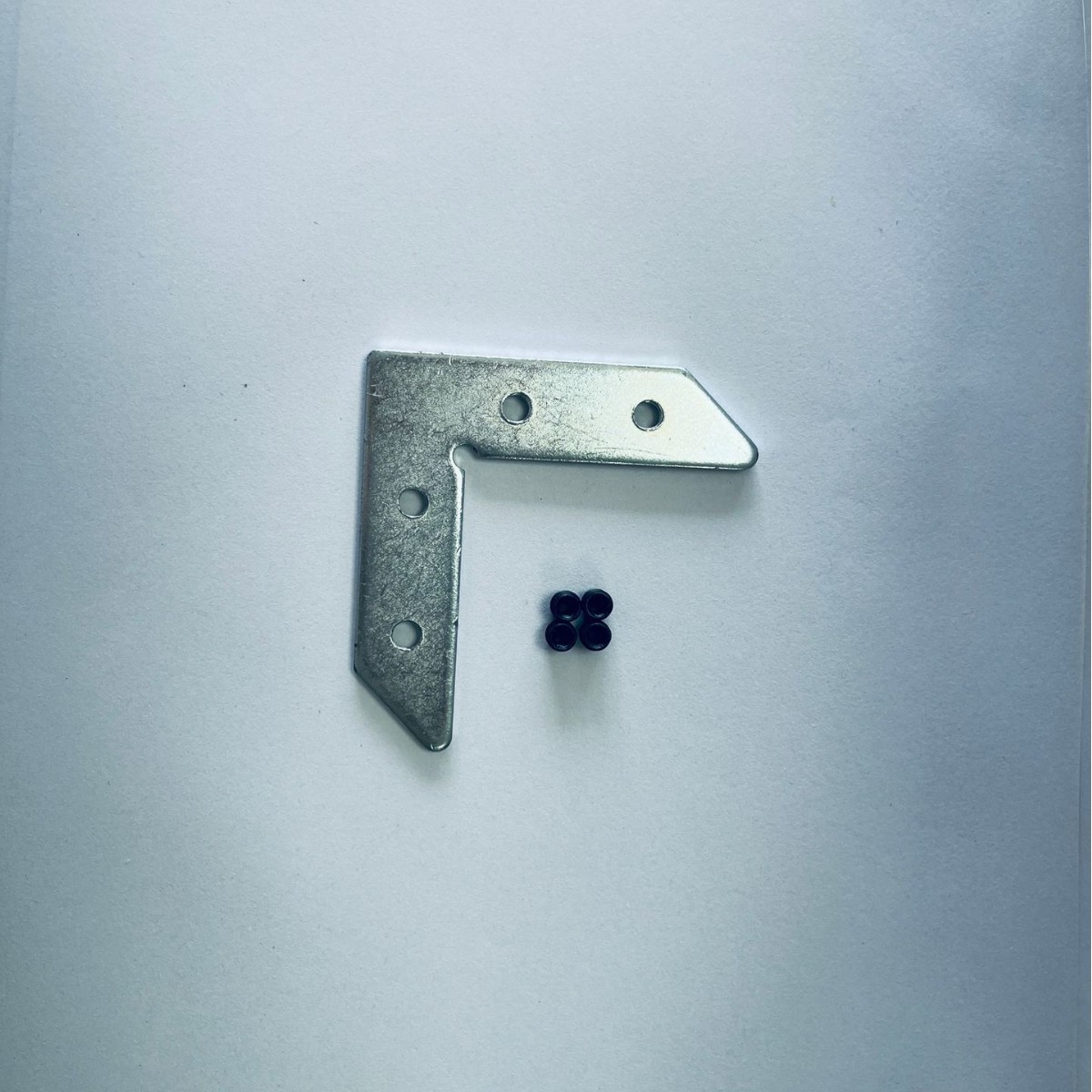 L-Shaped Iron Angle Bracket 90-Degree Right-Angle Fixed Profile Corner Flat Piece Hardware Accessories Connector Light Box High Precision