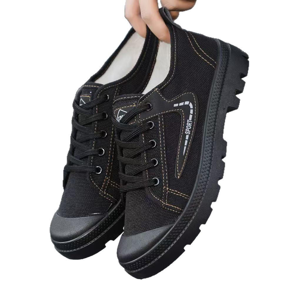 [2025 Labor Protection Shoes] New Wear-Resistant, Non-Slip, Lightweight Martin Shoes for Construction Sites, Stain-Resistant and Odor-Resistant Work Shoes for Delivery