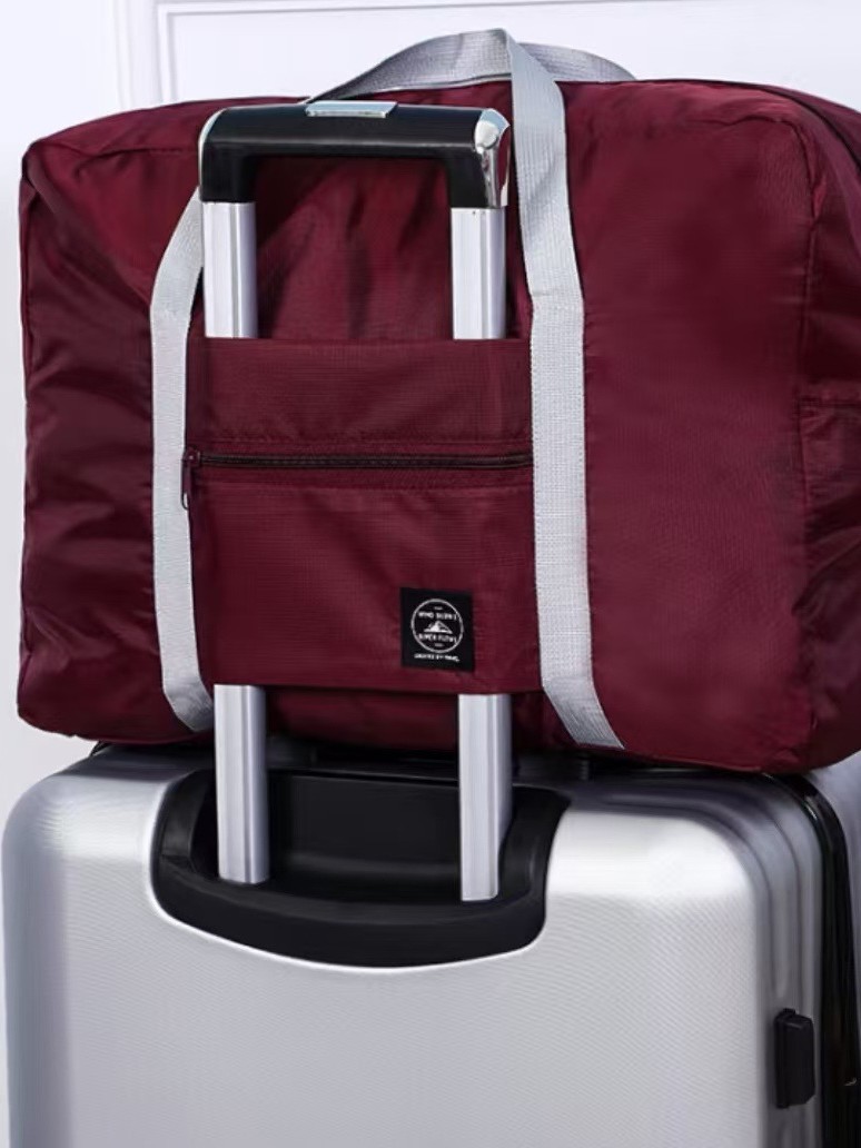 Korean Version Second-Generation Airplane Bag Large-Capacity Travel Bag Foldable Storage Bag Waterproof Travel Storage Bag Wear-Resistant and Lightweight