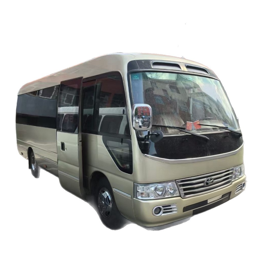 Trade Export Toyota Coaster Luxury Minibus Passenger Car Gasoline Diesel Emission Minibus Passenger Car