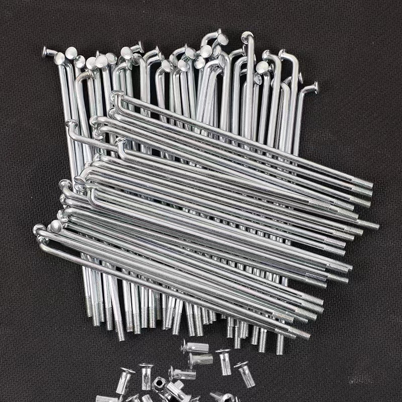 Spot Spokes 12inch-28inch Bicycle Spokes 14g Spokes Galvanized Electric Vehicle Steel Wire Bicycle Accessories