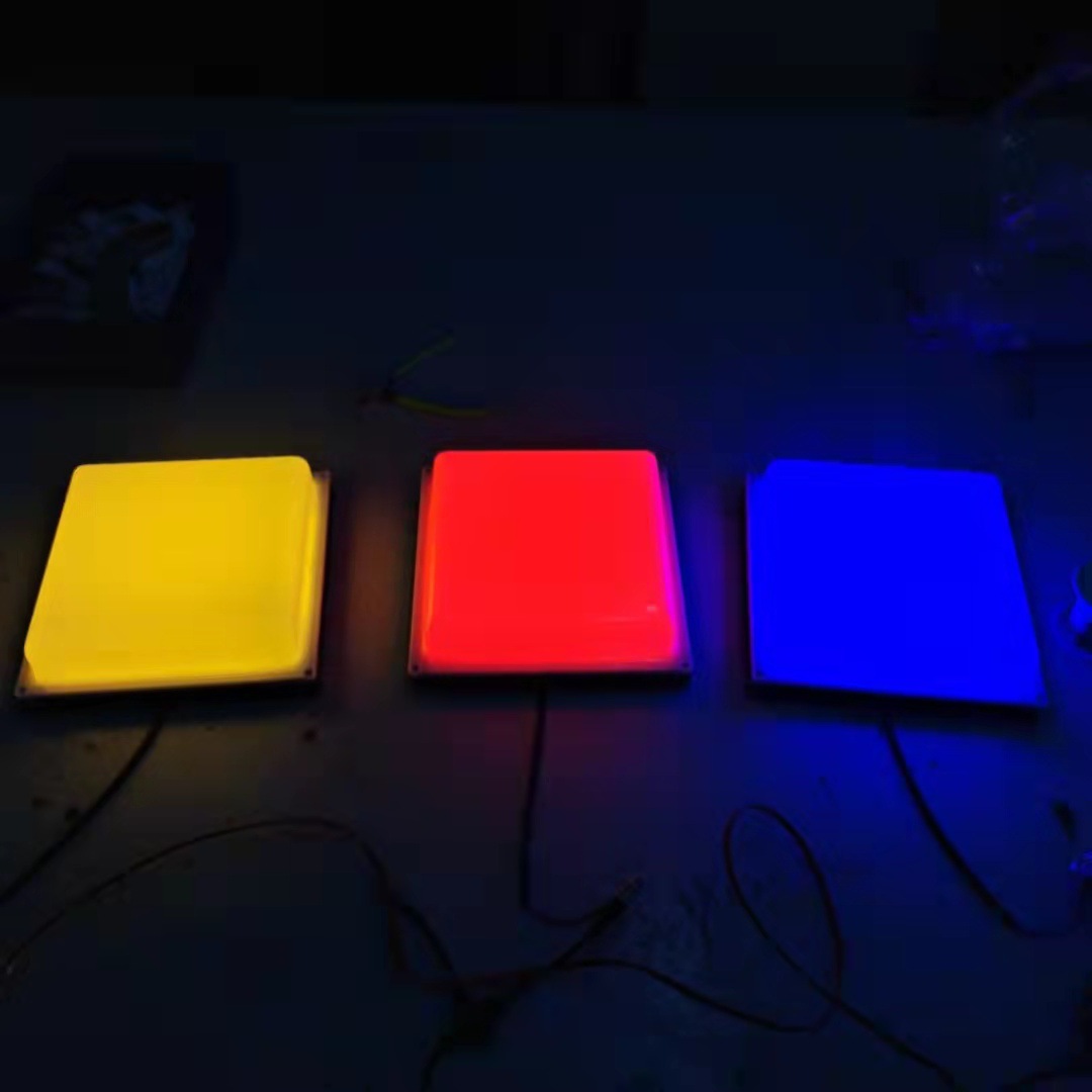 Светодиодный квадратный точечный светильник уличный монохромный цветной светильник 5см10см энергосберегающее интеллектуальное водонепроницаемое ландшафтное освещение