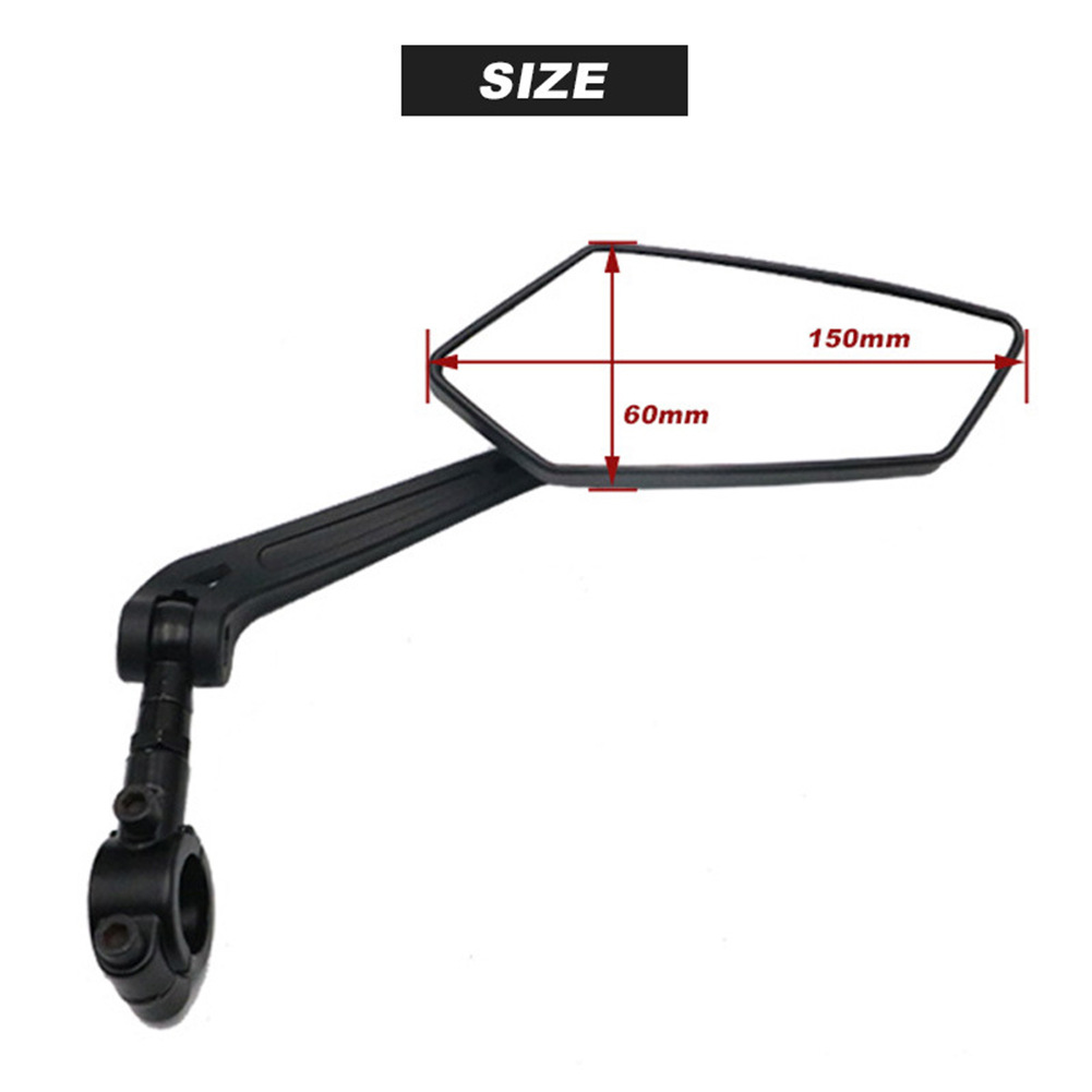 Bicycle Electric Car Rearview Mirror Mountain Bike reflector riding safety HD reflective rearview mirror bicycle accessories