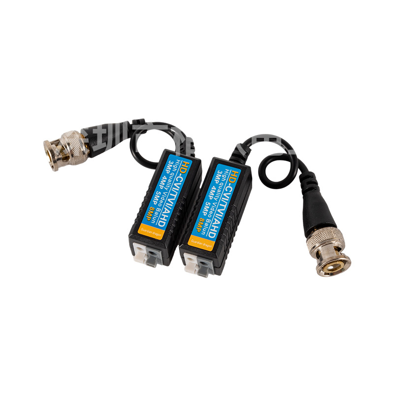 A2 twisted pair transmitter coaxial HD surveillance video head Q9 line BNC transmitter AHD balun wholesale