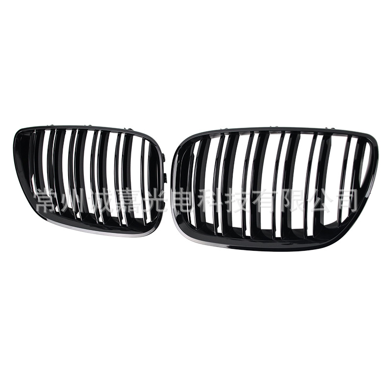 Suitable for BMW X5 E53 04-06 modified medium mesh grille front bumper grille black BMW medium mesh