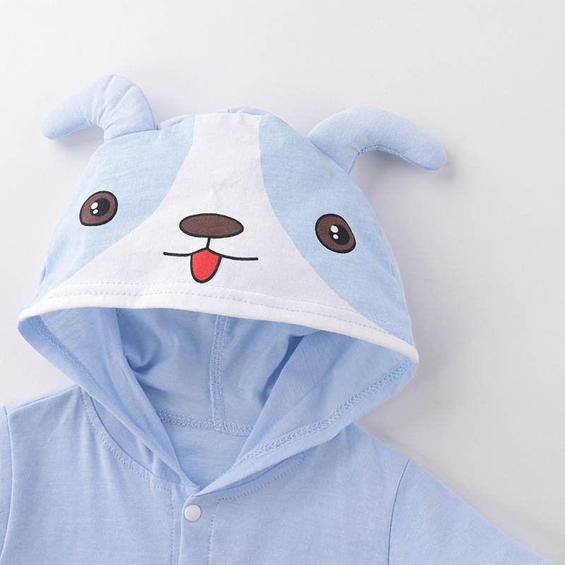 Newborn Small Animal Crawling Clothes Baby Spring and Autum Cotton Jumpsuit Baby Autum Clothes Warm Clothes Pajamas Crawling Clothes