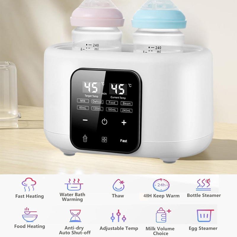 Foreign Trade Neutral Smart Milk Warmer Household Breast Milk Milk Heating Constant Temperature Milk Warmer Two-In-One Bottle Sterilizer