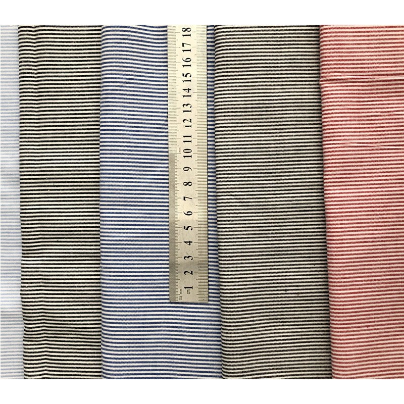 Inventory processing cotton 40 striped yarn-dyed fabric yarn-dyed striped fabric shirt clothing fabric plaid fabric