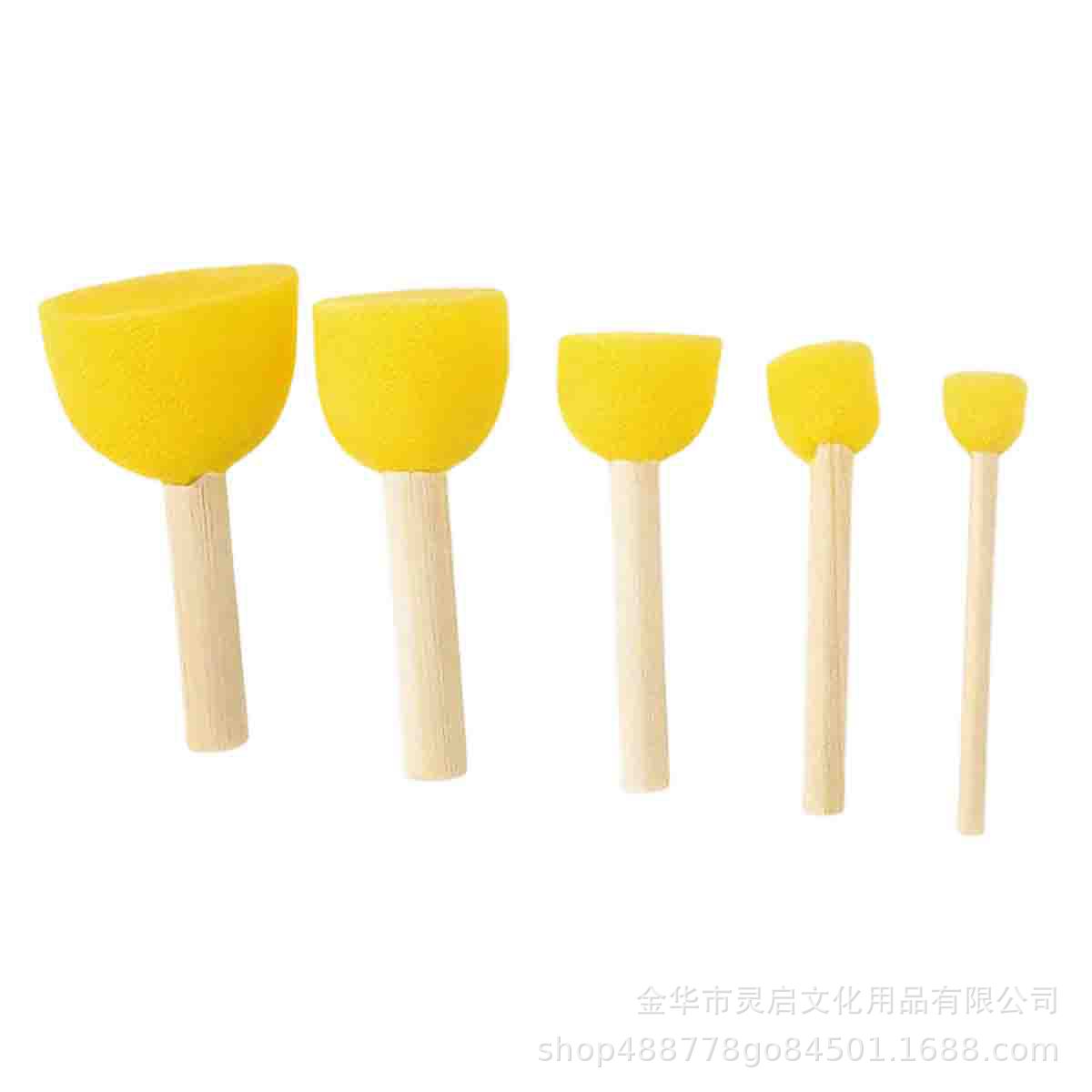Manufacturer Wholesale Kidsren's Painting Sponge Brush Sponge Seal Mushroom Head Eva Roller Seal DIY Art Graffiti