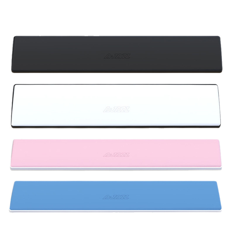 Black Jue 104/87/81/61 Key Standard Keyboard Supports Wrist Rest Pad Leather Keyboard Hand Support