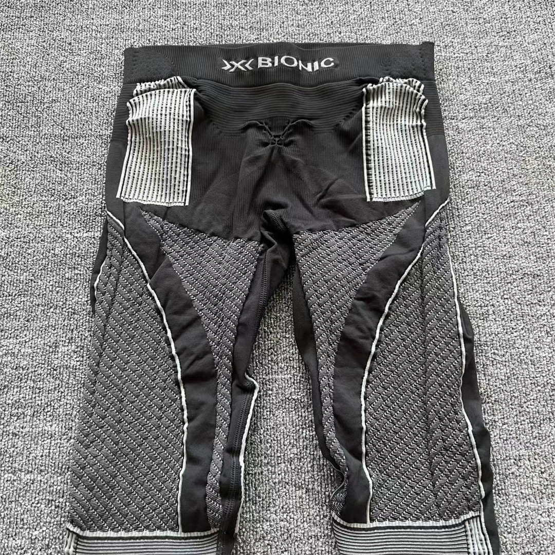 X-style cropped pants can strengthen sports warm sweat-wicking running cycling compression clothing men's and women's high-quality