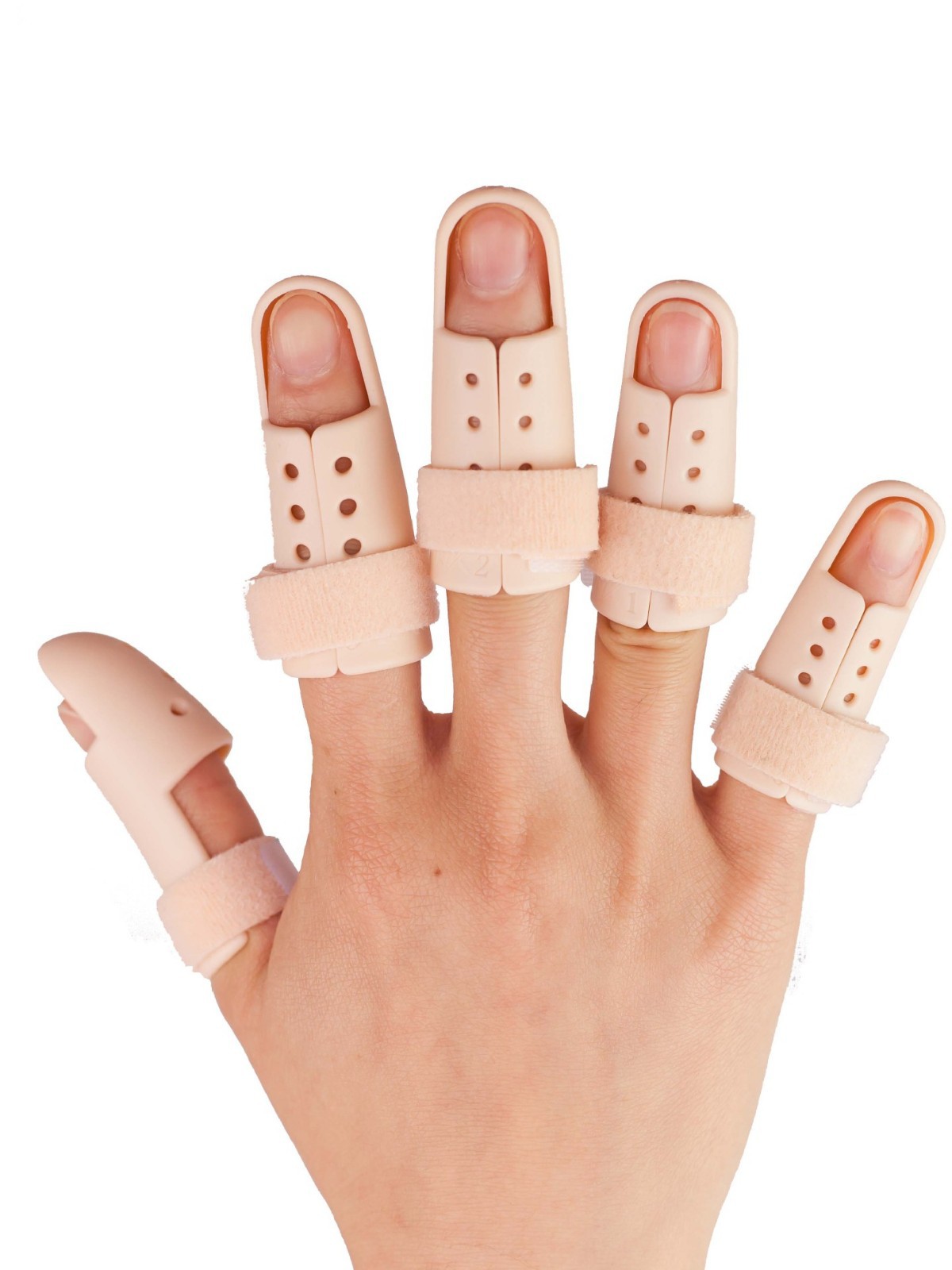 In-Stock Sprain Fixation Brace Finger Sleeve Fingertip Hammer Finger Tendon Rupture Protection Protective Sleeve Brace Clip