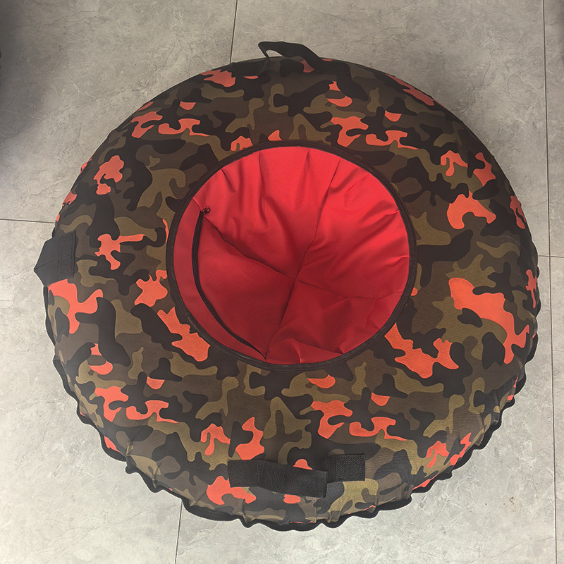 Cross-Border Supply of Pvc Soft Bottom Ski Rings for Adults and Kidsren, Cold-Resistant Inflatable Ski Mats, Foldableable Rafting Ski Rings