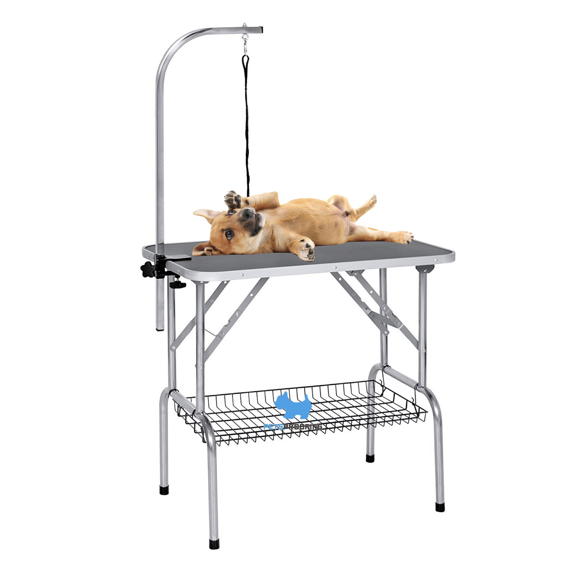 Stainless steel pet beauty Table foldable beauty Table non-slip desktop Grooming Table