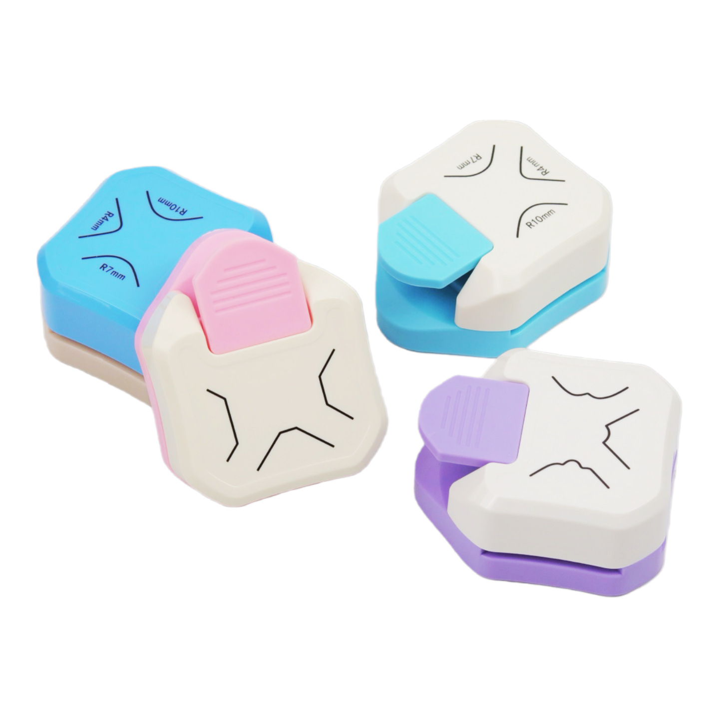 R4 Chamfering Tool Multi-Angle Cutting Tool Handmade Paper Cutting Tool Three-In-One Corner Rounder Embossing Tool