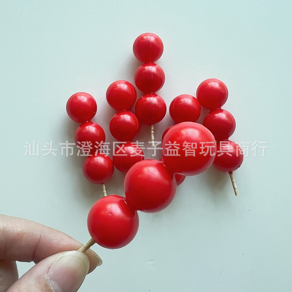 Plastic Sugar-Coated Berry Simulation Food Play Home Hairpin Accessories Decoration Supplies Red DIY Handmade Materials