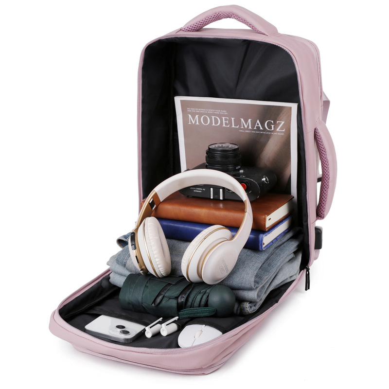 Cross-Border Boarding Bag, Burden-Reducing Backpack, Age-Reducing Versatile Backpack for Women, Water-Repellent Large-Capacity Backpack for Men