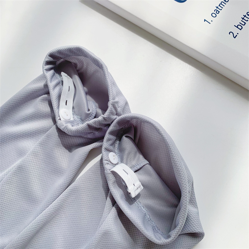 Plus Size Horseshoe Sleeves Ice Silk Ice Sleeve Gloves Women's Driving Sun Protection Sleeves Loose Breathable Arm Guards Uv Protection Outdoor