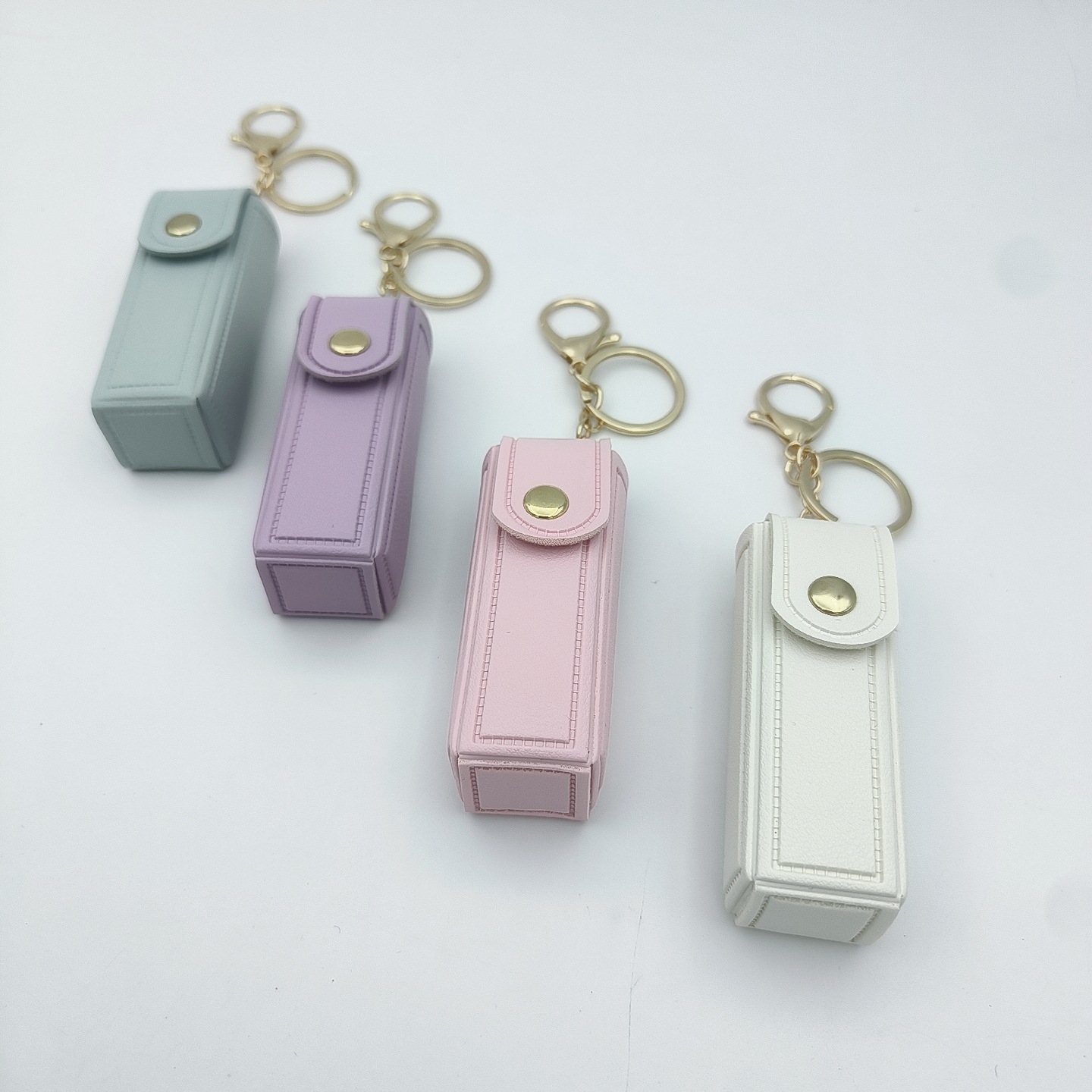 Lipstick Bag Mini Cosmetic Bag Women's Portable Lipstick Bag Touch-Up Bag Carry-On Bag Cosmetics Bag Small Keychain Pendant