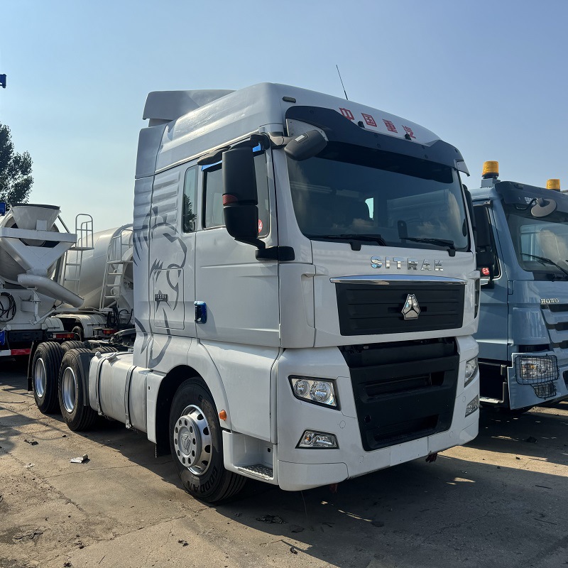 Sinotruk Shandeka Tractor Head for Sale, Rear Eight-Wheel Freight Truck Head, 420 Horsepower Mining Transport Truck Head