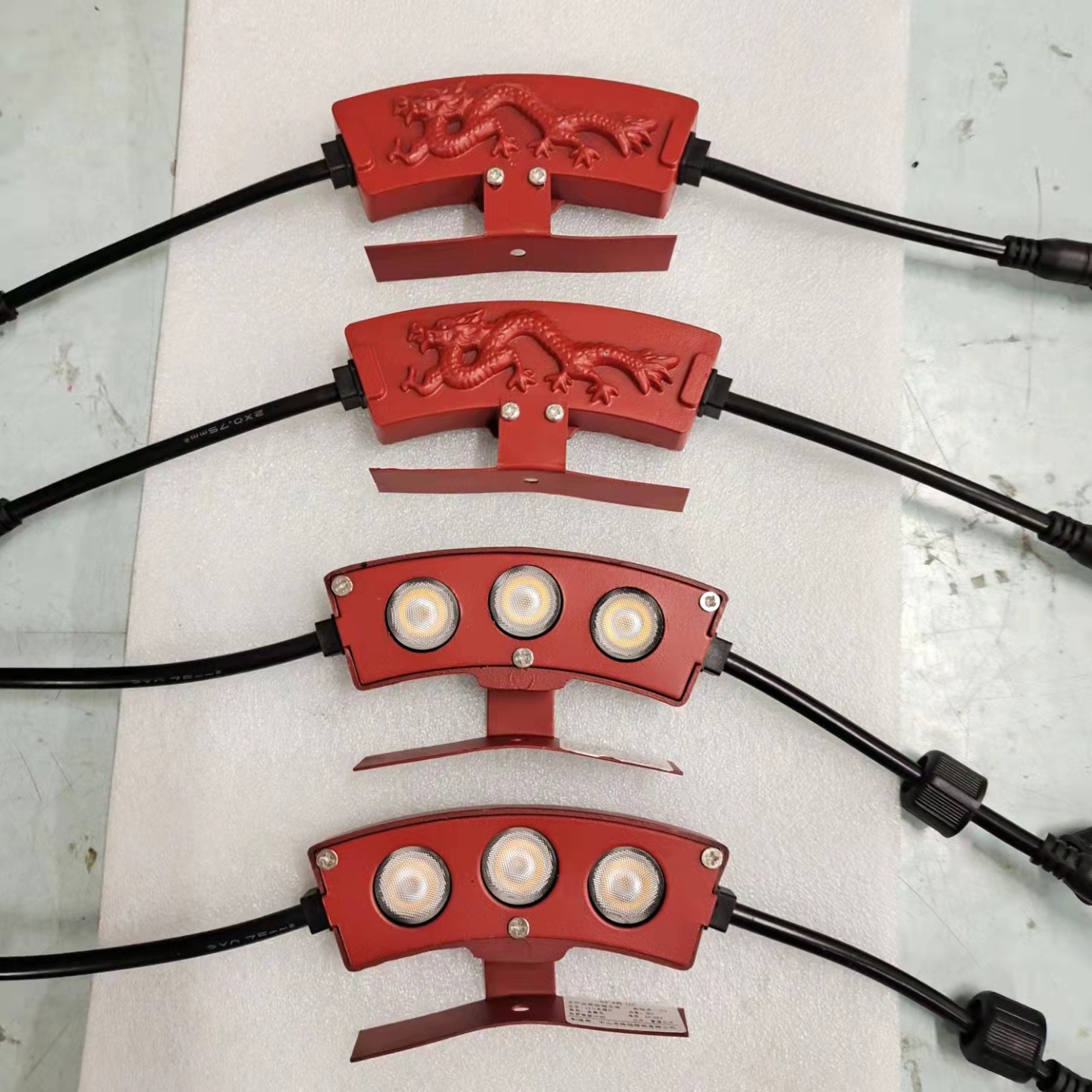 Led Floodlight Corrugated Tile Light Waterproof Tile Light Spotlight 3W Temple Pavilion Roof Ancient Building Tile Light Illumination