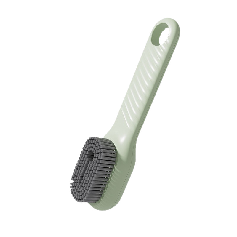 Multifunctional Liquid-Added Shoe Brush for Home Use, Press to Dispense Liquid, Shoe Cleaning Tool, Press-Type Soft Bristle Clothing Cleaning Brush