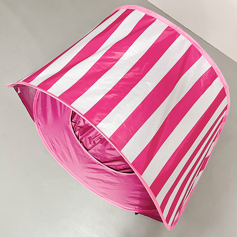 Baby Striped Beach Sun Protection Tent Outdoor Quick Open Children Toy Beach Tent Amazon Wholesale in stock