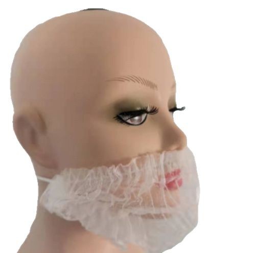 Disposable Non-Woven Beard Cover Handmade Nylon Cover Food Electronics Hotel Catering Factory Workshop Mask Protection