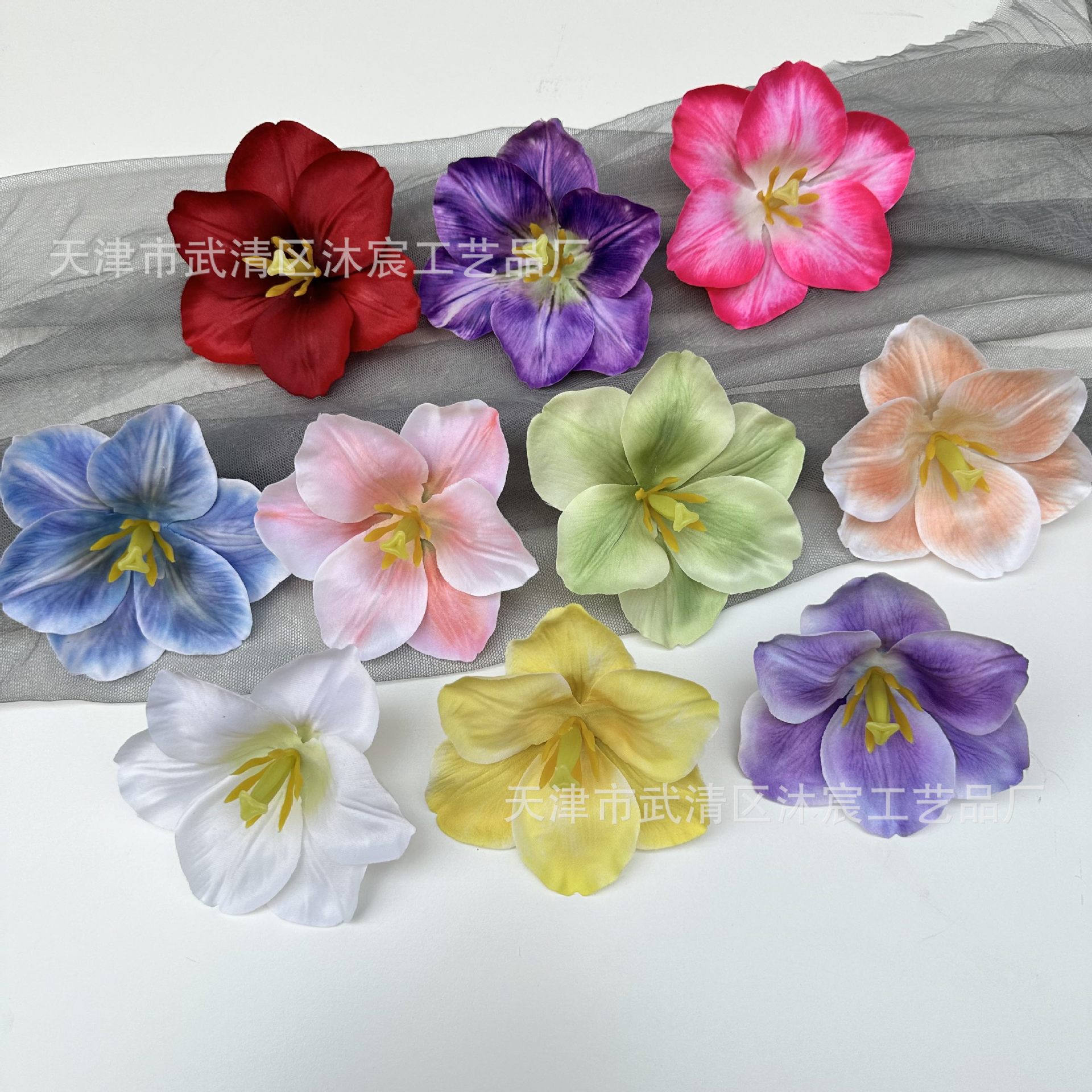 Симулированная головка тюльпана, искусственная заколка для волос, аксессуары для волос, DIY аксессуары для диадем, цветы, кросс-бодер дропшиппинг