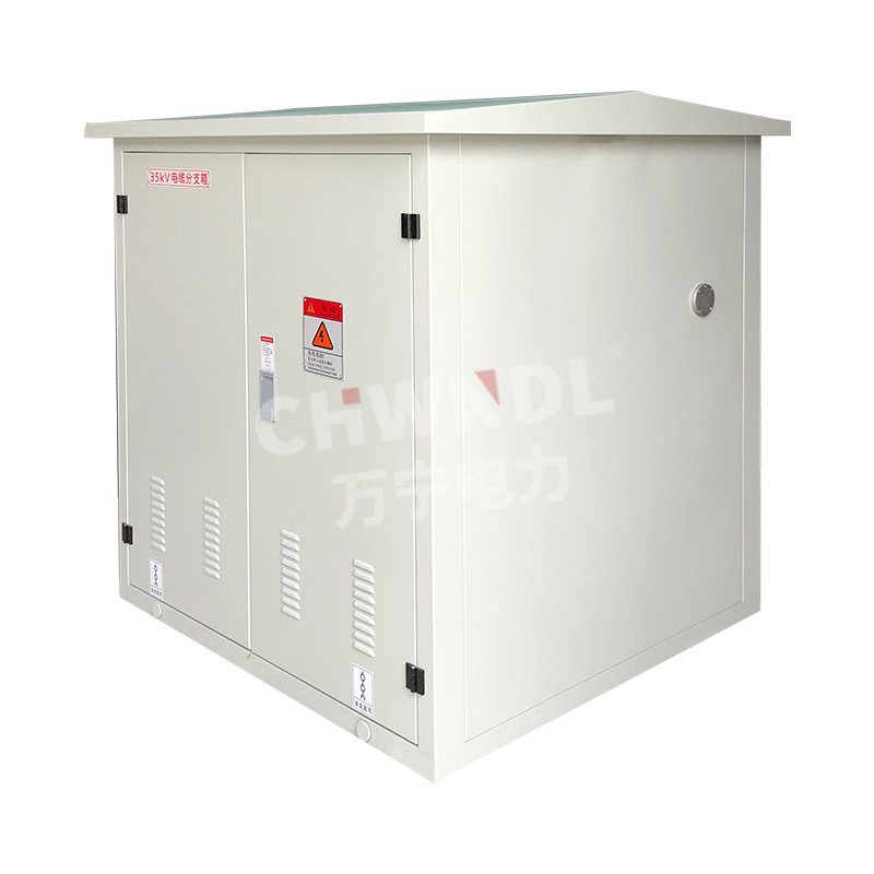 35Kv Copper Row Branch Box with Counter White Box Type Power Station Pre-Installed Mobile Power Distribution Room Photovoltaic European Style