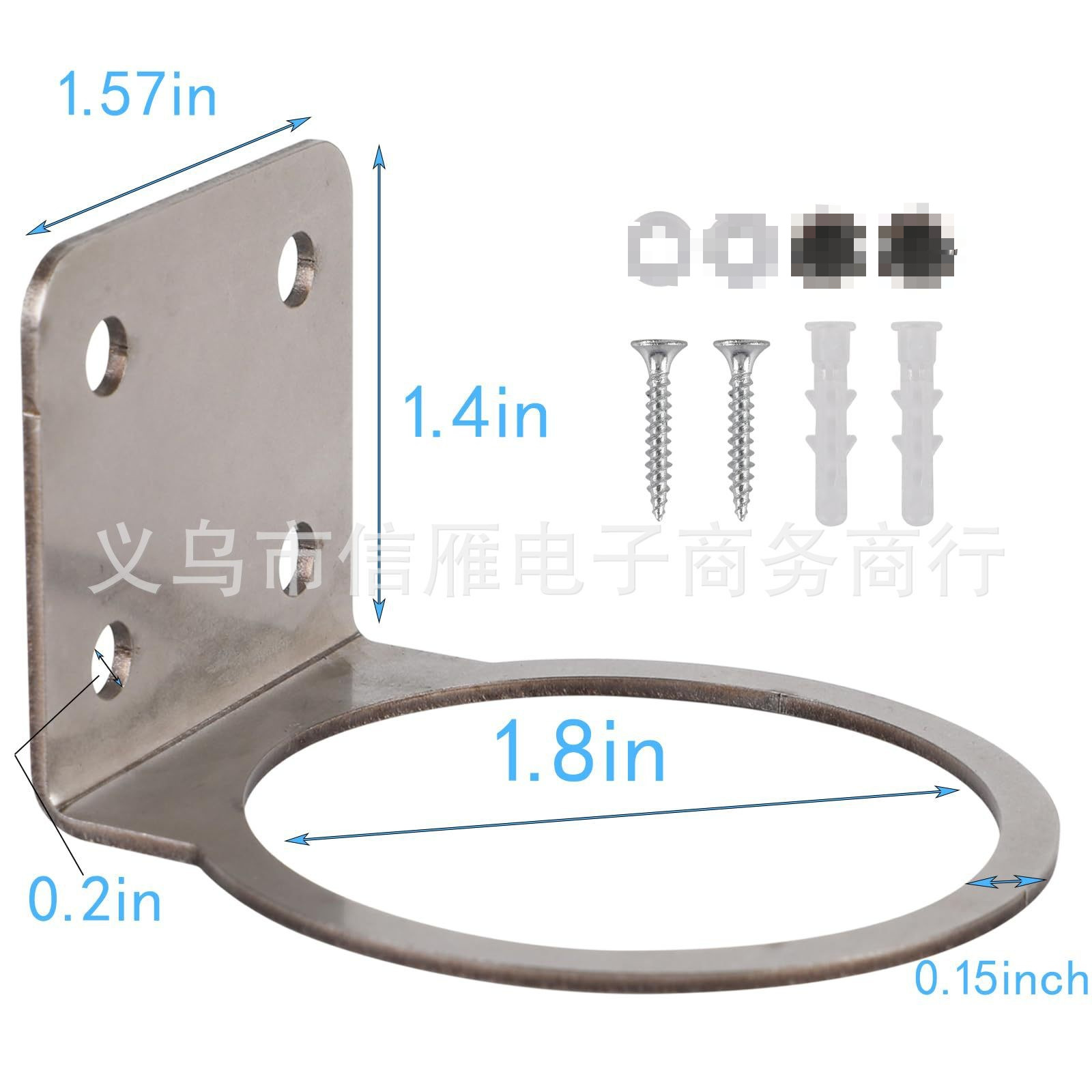 Rain gauge capacity meter bracket column installation rain gauge courtyard garden outdoor stainless steel mounting frame