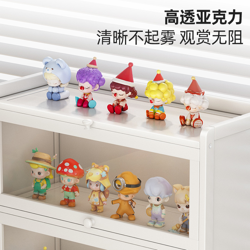 Toy Building Blocks Bubble Mart Display Box Storage Transparent Acrylic Figure Dust-Proof Display Cabinet Blind Box Display Stand