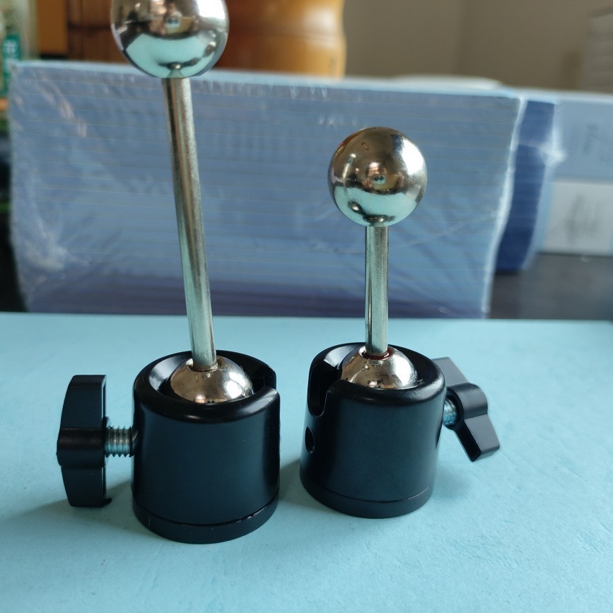 Двухшаровая головка, металлический штатив, вращающаяся универсальная головка, аксессуары для штатива, 1/4 шаровая головка