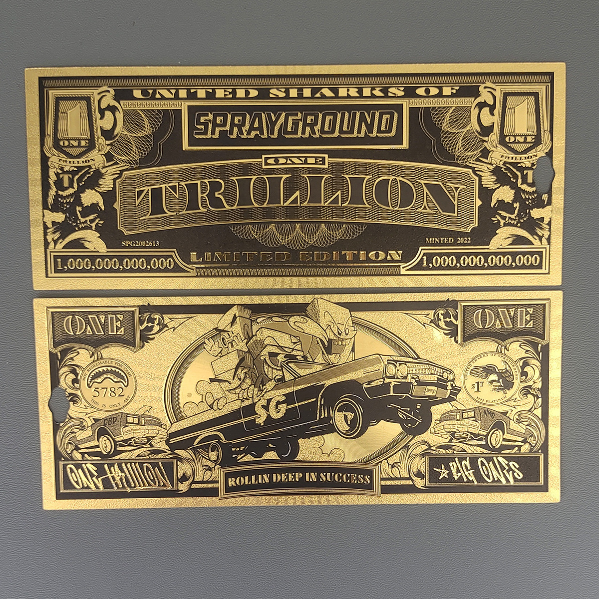 Мультяшная игрушка золотая фольгированная памятная монета ПВХ пластик 24К, коллекция, банкнота, прямая продажа с завода, можно кастомизировать