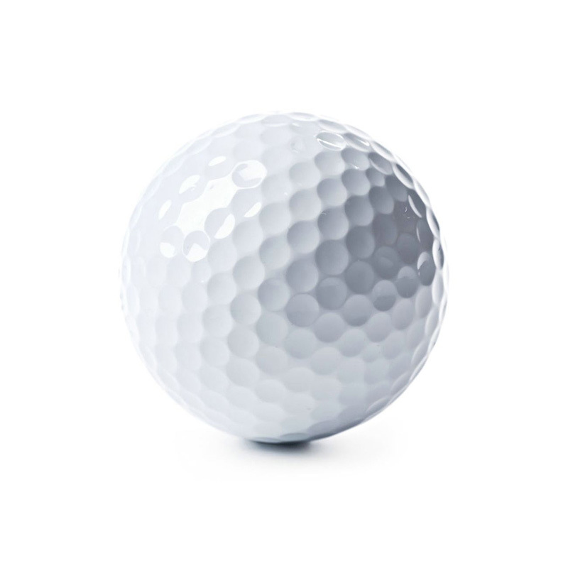 New golf brand new double-layer golf white ball two-layer practice ball color gift ball printable logo