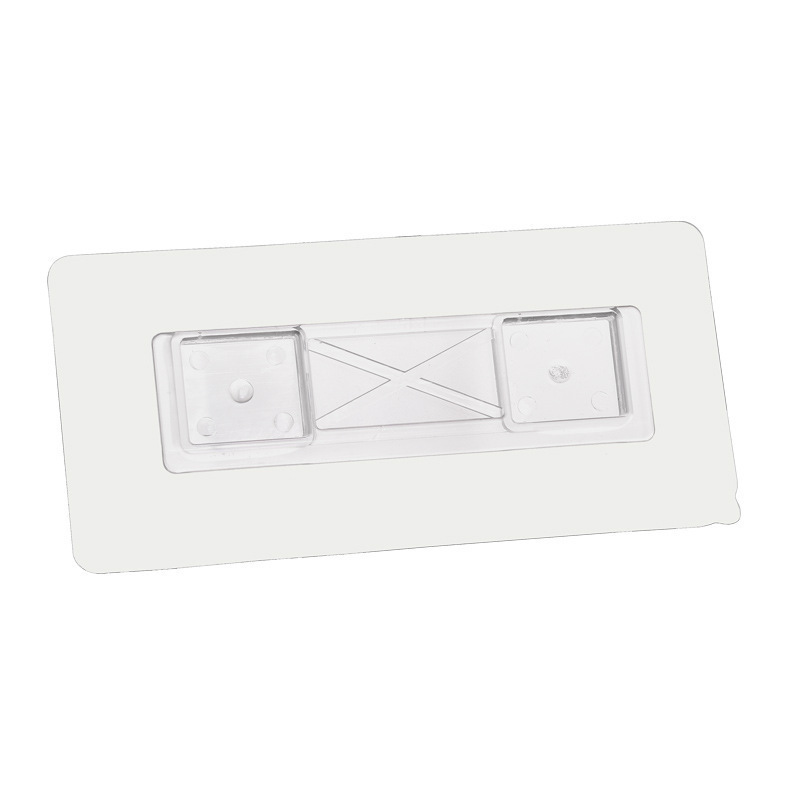 Non-marking double-row female buckle non-perforated multi-function plug-in socket holder wall-mounted router rack sticker