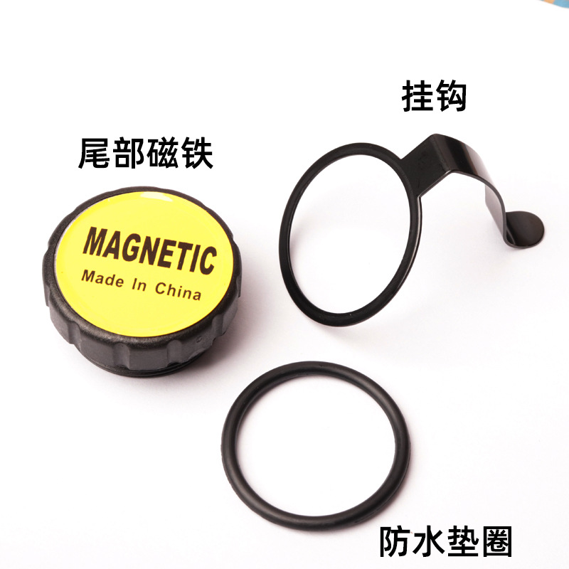 Factory Direct Sales Anxiang 26cm Traffic Baton Charging Red and Blue Flashing Two-Color Magnet Evacuation Fire Security Guard