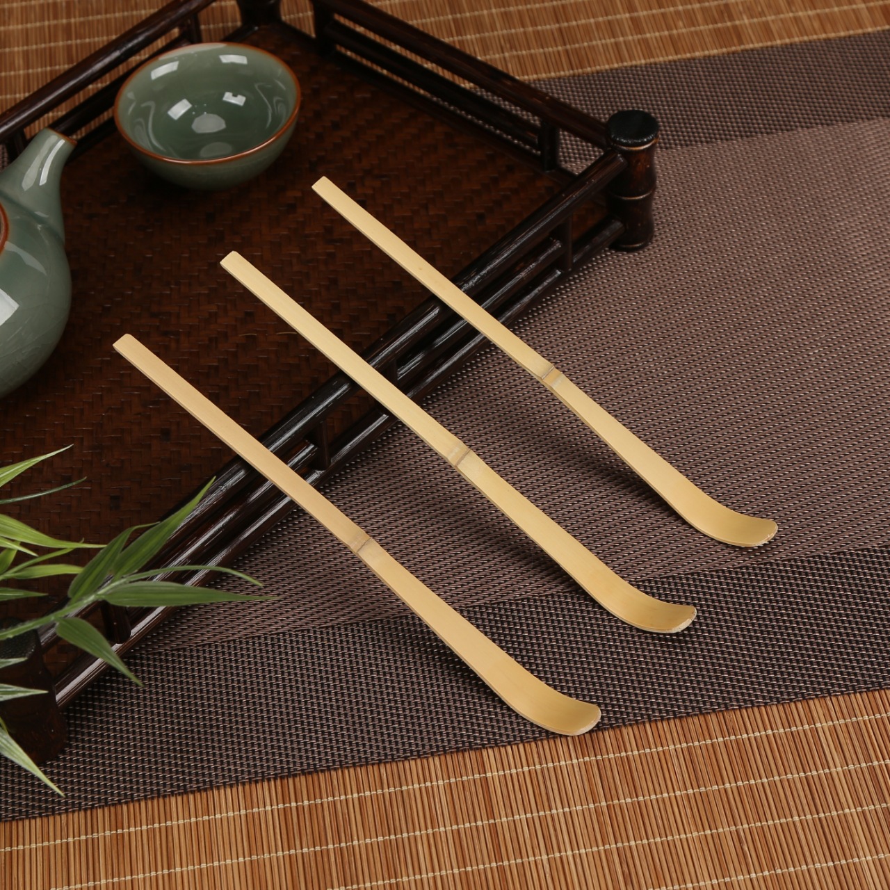 Japanese Matcha Bamboo Whisk Tool Tea Ceremony Tea Pulling Bamboo Tea Whisk Accessories Tea Spoon Stirring Matcha Powder Teaspoon Artifact