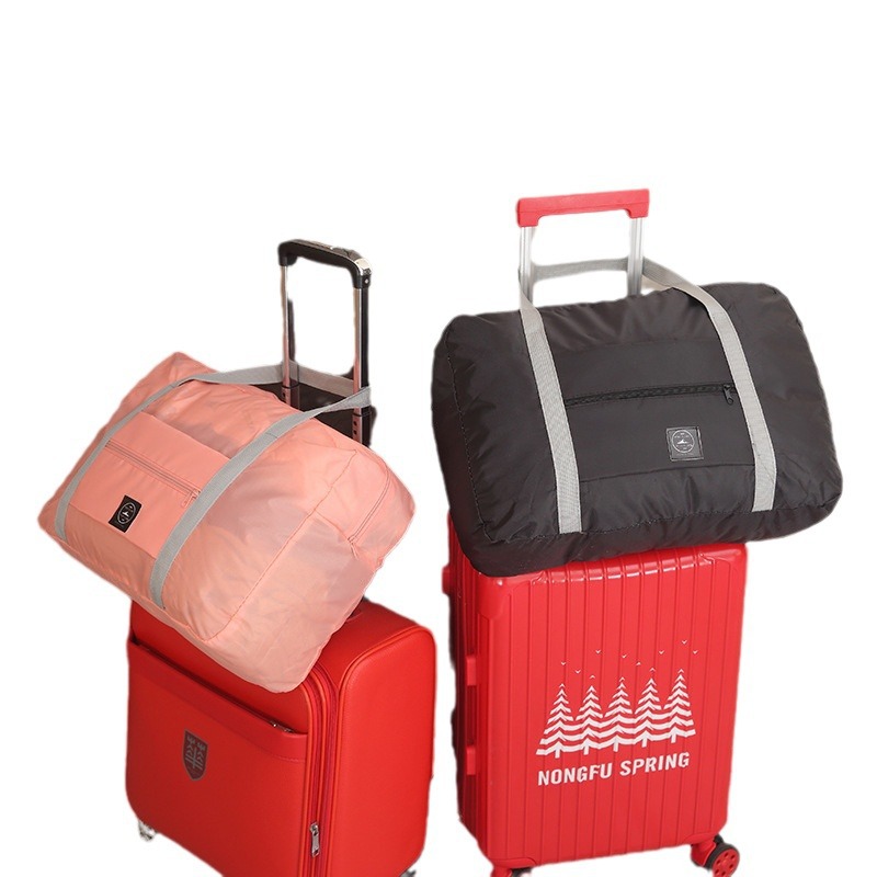 Portable Luggage Storage Bag, Foldable Clothes Storage Bag, Shopping Bag, Airplane Bag, Large Capacity Travel Bag, Maternity Bag