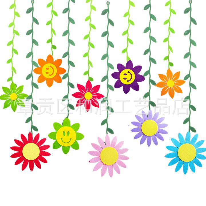 Factory goods are directly supplied to shopping malls, shops, schools, kindergartens, classrooms, corridors, environment layout, creative air hanging ornaments