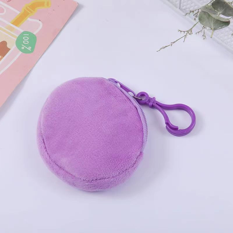 Cute Creative Bookbag Coin Purse Hanging Keychain Bag Pendant Simple Headset Storage Bag Light Board Bag