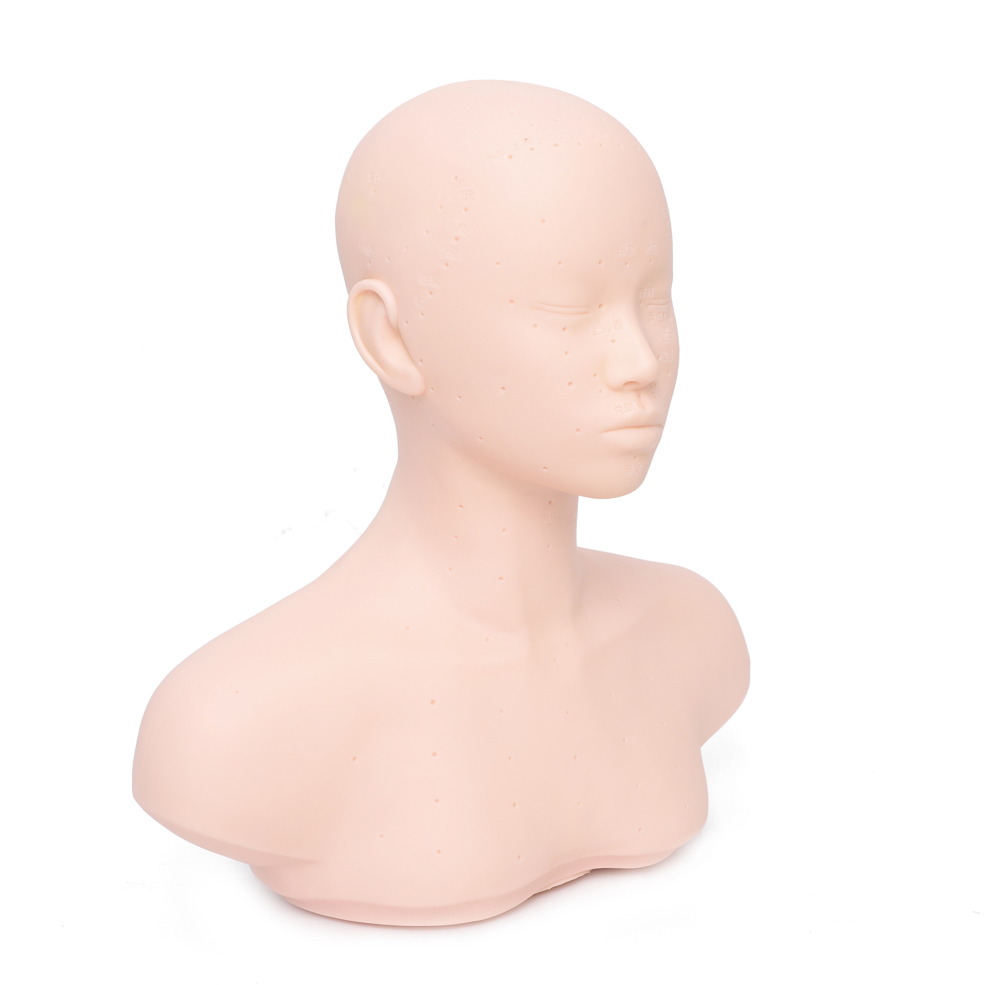 Head model massage head model beauty salon dummy head model face carving acupuncture point massage technique practice model head