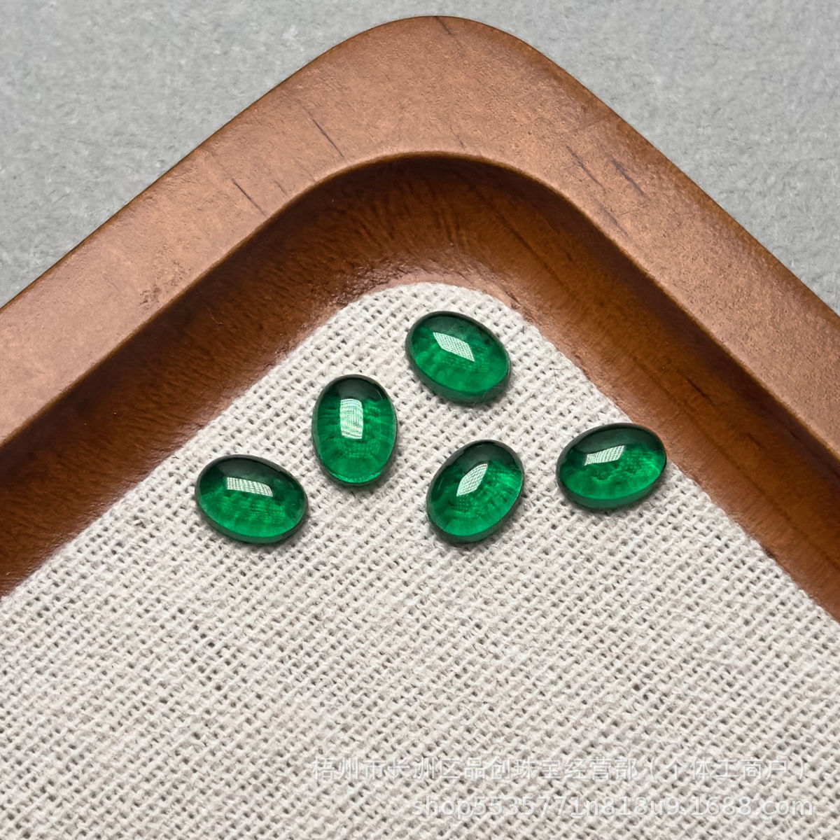 Emerald Nano 5 # Red Corundum 113 # Spherical Faceted Gemstones with Flat Bottom and Smooth Surface Wholesale