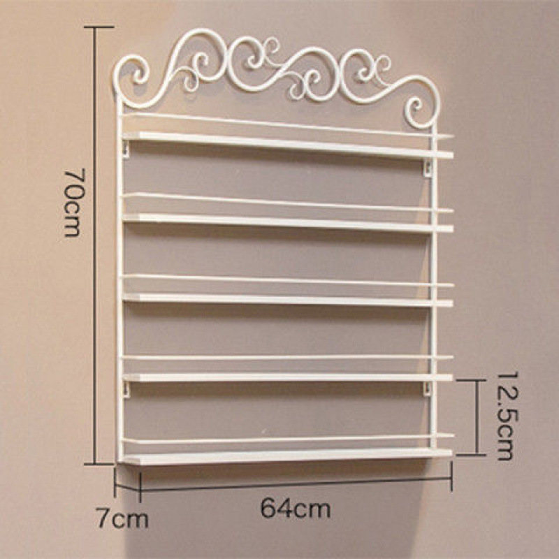 Nail Polish Rack, Nail Salon Storage Rack, Nail Polish Glue Rack, Nail Art Display Rack, Wall-Mounted Popular Cosmetics Storage Rack
