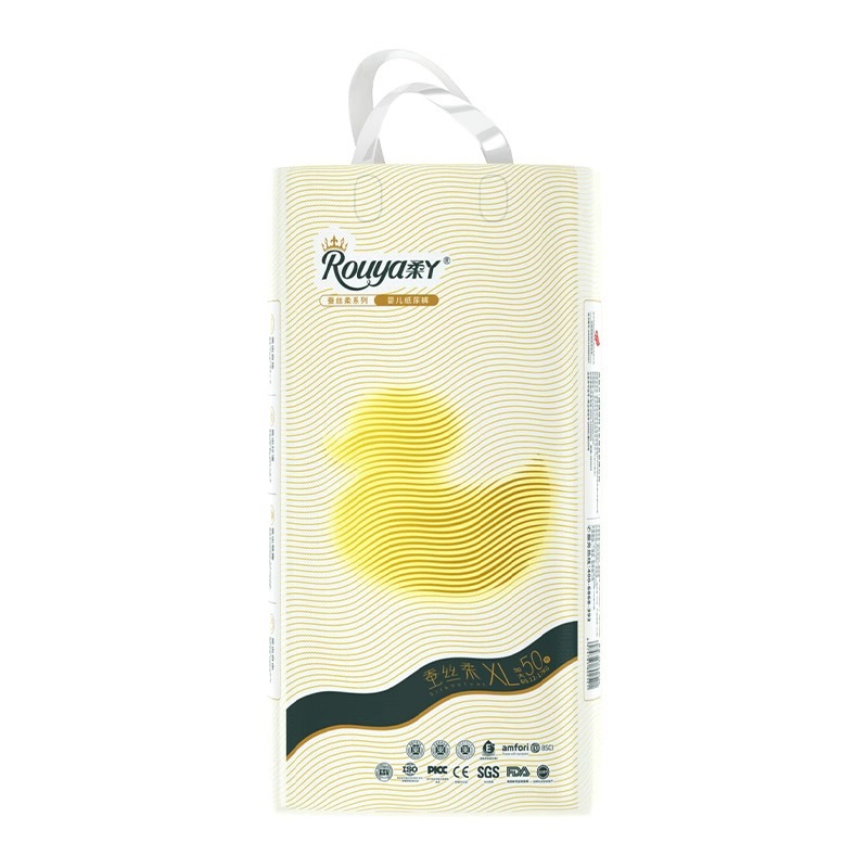 Soft Ya silk soft baby diapers ultra-thin breathable pull-up pants men's and women's baby diapers source manufacturers