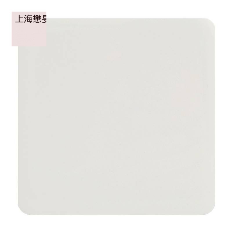 Wall switch ultra-thin socket board box cover plate concealed baffle 1 porcelain white panel line 86 blank
