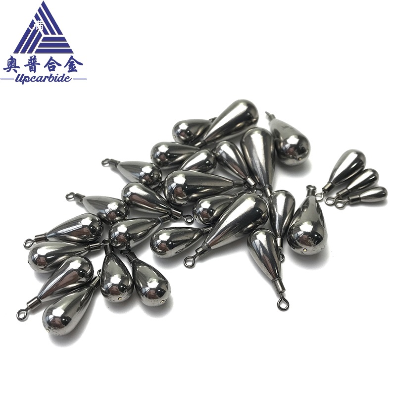 Tungsten Alloy High Specific Gravity Free Water Drop Fishing Sinker, Small Volume, Fast Sinking, Tungsten Steel Inverted Fishing Replaces Large Lead Sinker 187.5g