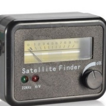 9502 White on Black Satellite Finder SAT Finder Satellite Finder