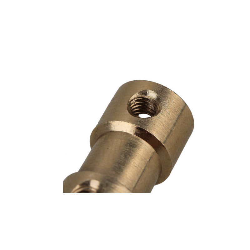 Brass Coupling Connecting Shaft Transmission Parts Motor Motor Coupling Extension Connector Model Aircraft Car Model