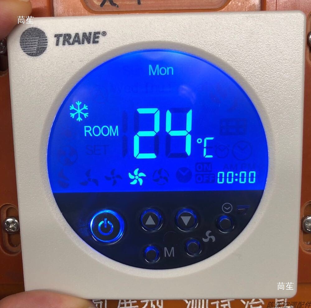 Trane Air Conditioner Lcd Thermostat Trane Tm5X Fan Coil Switch Air Conditioner Lcd Thermostat Panel